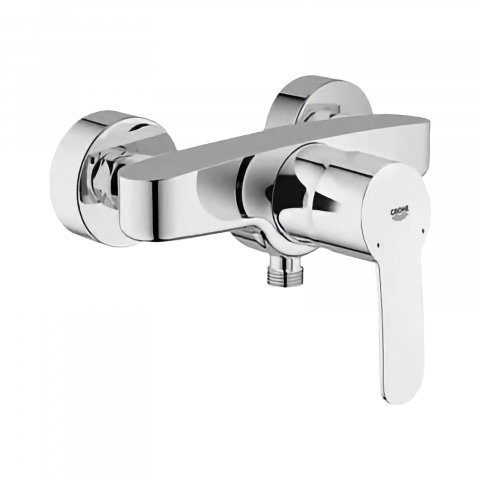 Baie - Baterie dus Grohe Eurostyle Cosmopolitan, crom, fara furtun si para