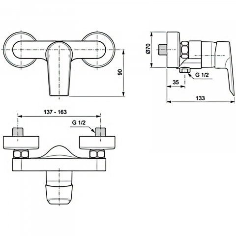 Baterie dus TESI Ideal Standard [1]