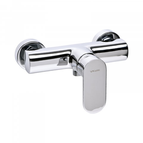 Baie - Baterie pentru dus cu montaj pe perete TUBE Chrome Valvex