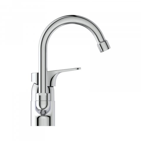 Baterie pentru lavoar cu pipa tubulara inalta CERABASE Crom Ideal Standard [1]