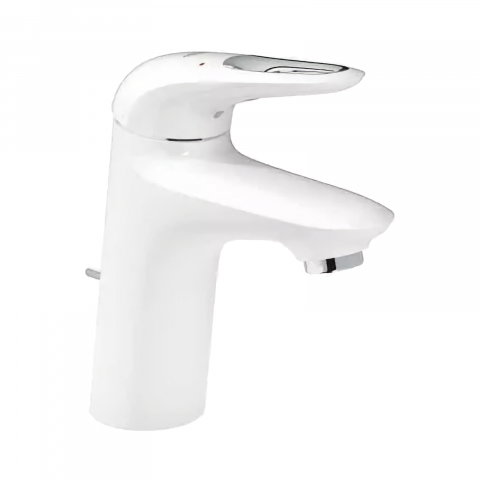 Baie - Baterie lavoar Grohe Eurostyle S size, ventil pop-up, alb