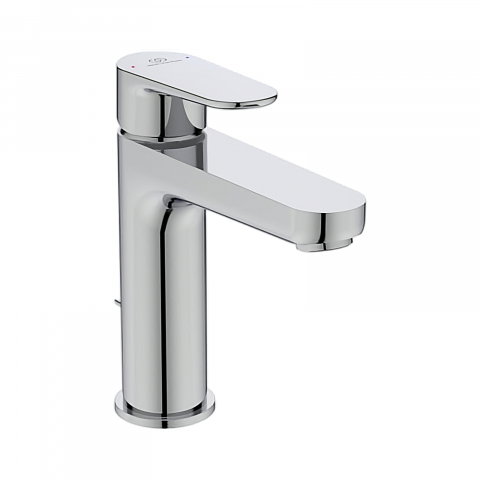 Baterii lavoar - Baterie pentru lavoar H120 cu ventil metalic CERAFINE O Crom Ideal Standard