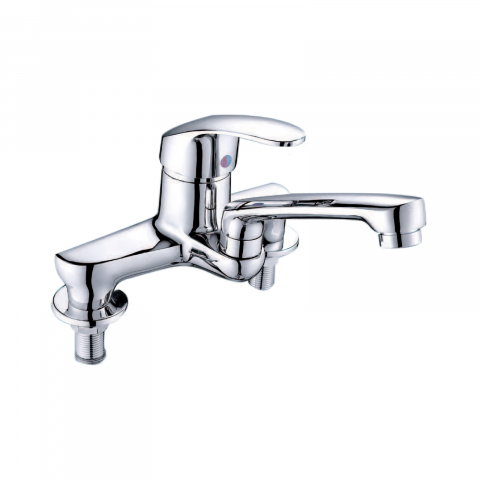 Baie - Baterie pentru lavoar monocomanda stativa doua intrari B108 SLK