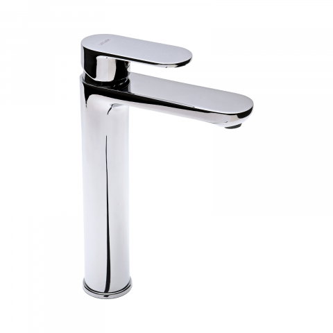 Baie - Baterie stativa inalta pentru lavoar TUBE Chrome Valvex