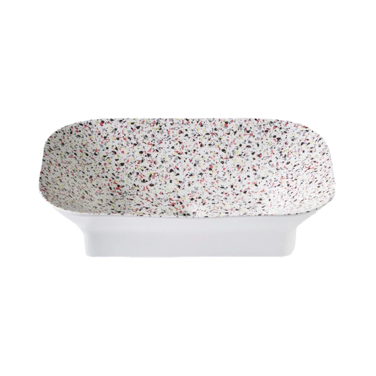Baie - Lavoar pe blat Bathco ASPEN RECTANGULAR TERRAZZO COLORS 580x380x140 mm