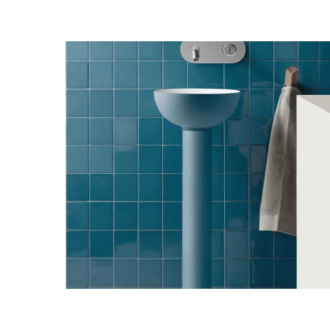 Lavoar cu piedestal Bathco DAKAR COLUMN AZURE 300x930 mm [1]