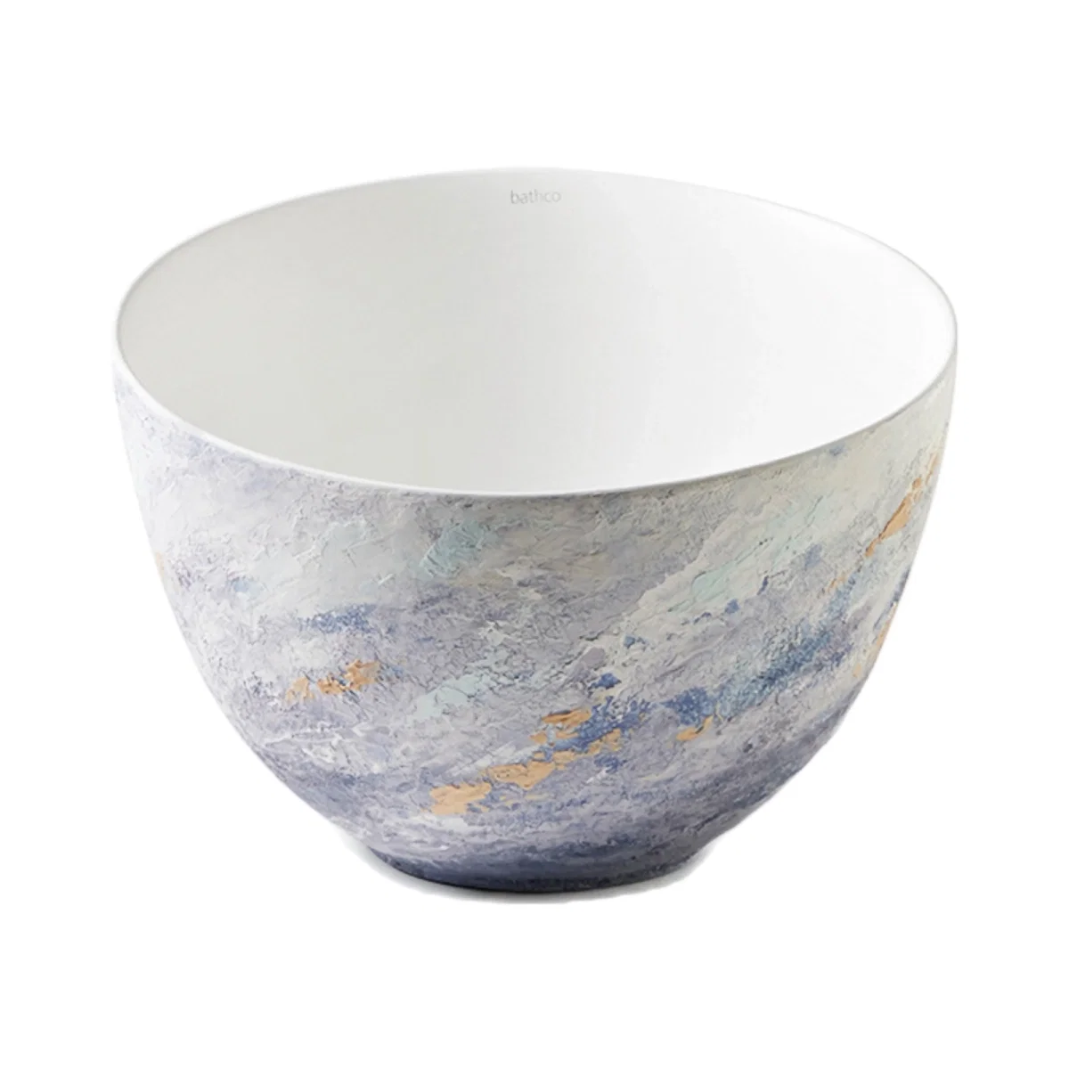 Baie - Lavoar pe blat Bathco KILIMANJARO SODALITA 410x295 mm