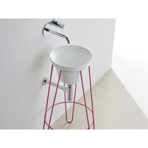 Lavoar pe blat Bathco RUAN din portelan alb 320x200 mm [2]