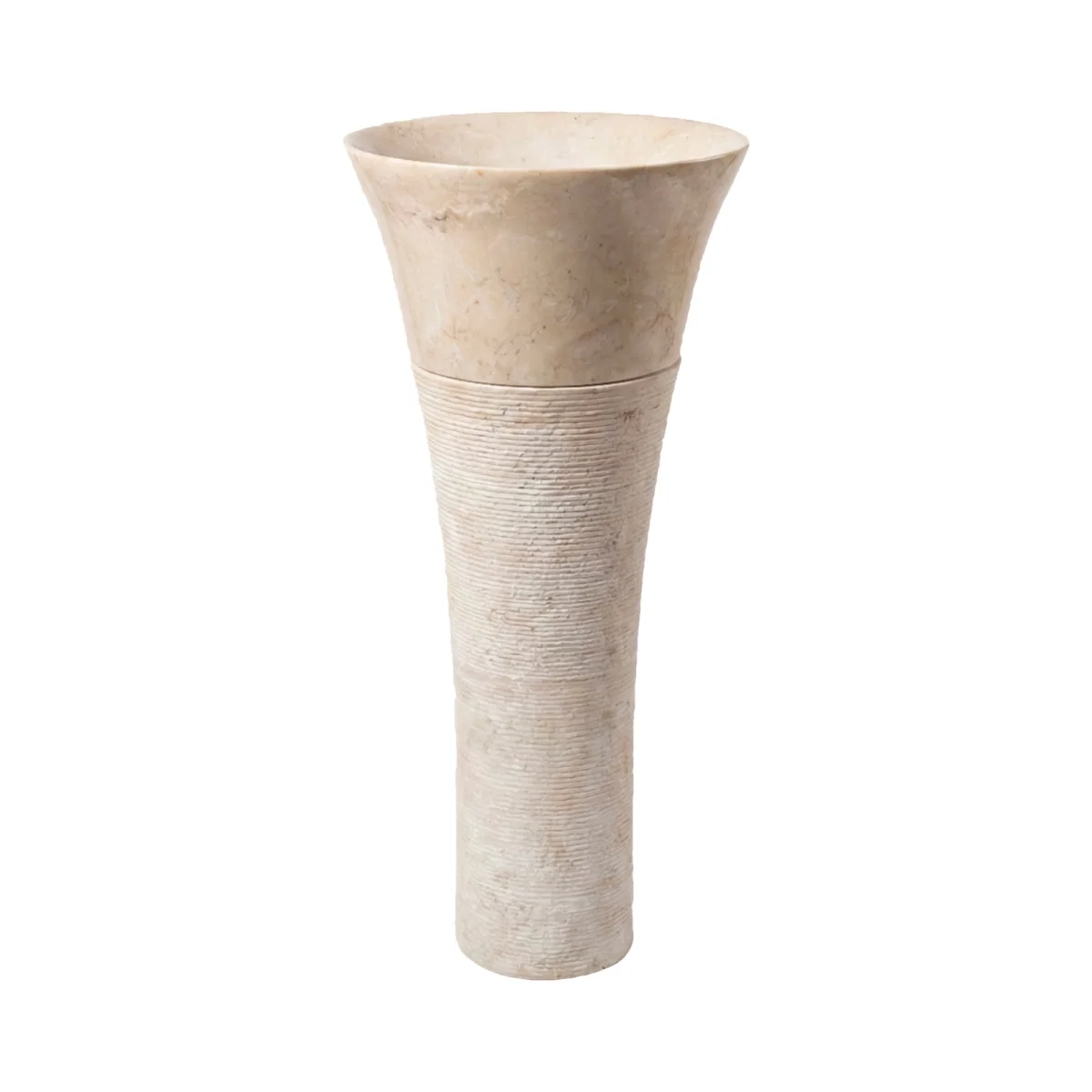 Baie - Lavoar tip coloana Bathco BORACAY PEDESTAL BEIGE 450x900 mm