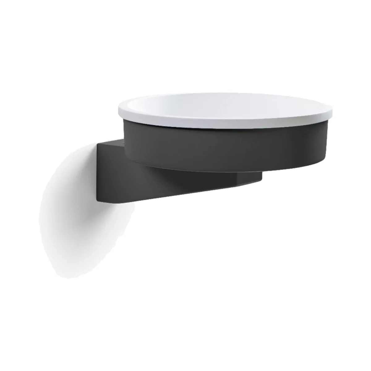Baie - Set lavoar suspendat Bathco BELTED ANTRACIT 500x420x220 mm