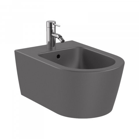 Baie - Bideu suspendat din portelan onyx Inspira Roca