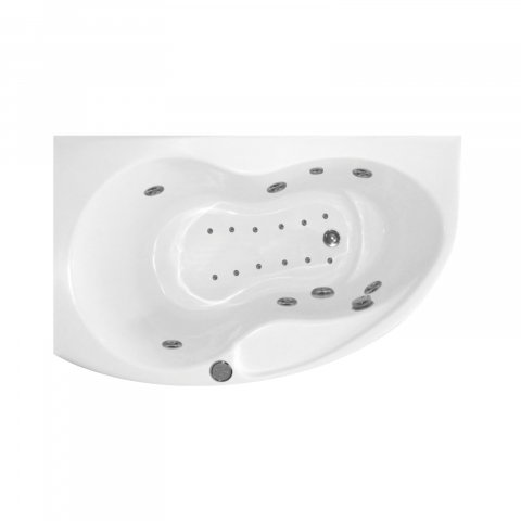 Baie - Cada de baie asimetrica dreapta KONI Duo Light 156 x 90 x 50 cm Belform