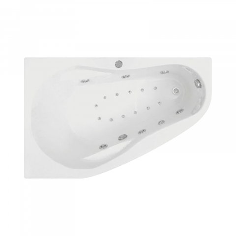 Baie - Cada de baie asimetrica dreapta MELANCHOLIA Duo Light 150 x 100 x 43 cm Belform