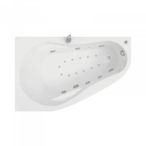 Baie - Cada de baie asimetrica dreapta MELANCHOLIA Duo Tronic 150 x 100 x 43 cm Belform