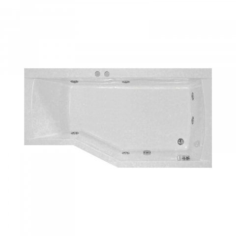 Baie - Cada de baie asimetrica dreapta NOA Hidro 170 x 90 x 70 cm Belform