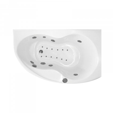 Baie - Cada de baie asimetrica stanga KONI Duo Light 156 x 90 x 50 cm Belform