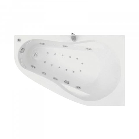 Baie - Cada de baie asimetrica stanga MELANCHOLIA Duo Tronic 150 x 100 x 43 cm Belform
