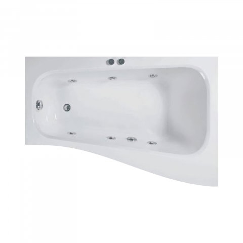 Baie - Cada de baie asimetrica stanga SENSO Hidro 150 x 100 x 70 cm Belform