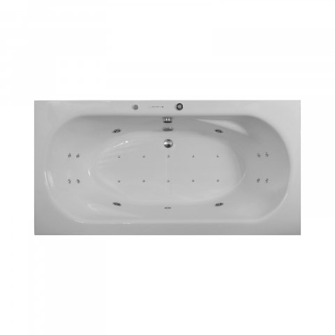 Cada de baie Athos, alb 194 x 98 x 46 cm Fibrex [2]