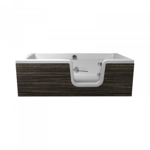Cada de baie Carmen cu usa din sticla 170 x 80 x 55 cm Fibrex [3]