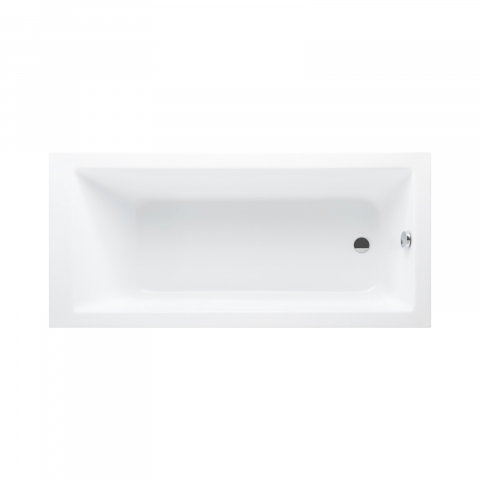 Cazi drepte - Cada de baie Cubic, alb 170 x 80 x 45 cm Fibrex