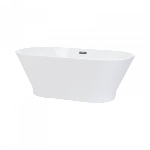 Baie - Cada de baie freestanding Oslo, alb 170 x 80 x 60 cm Fibrex