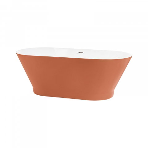 Baie - Cada de baie freestanding Oslo, beige red 170 x 80 x 60 cm Fibrex