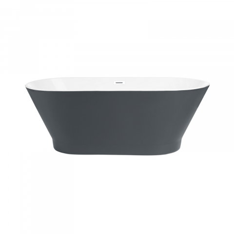 Cada de baie freestanding Oslo, gri antracit 170 x 80 x 60 cm Fibrex [1]