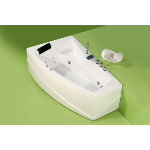 Cada de baie Greta, dreapta, alb 170 x 100 x 45 cm Fibrex [3]