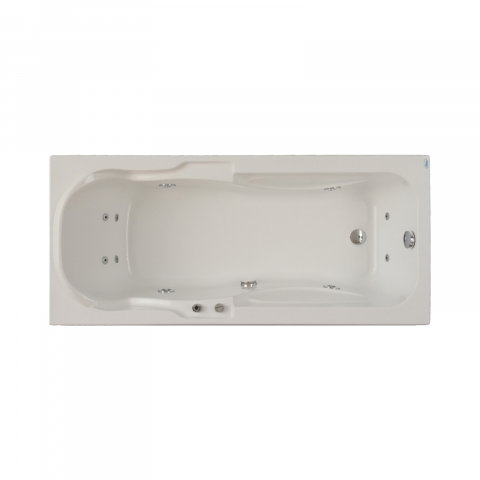 Cada de baie Marlene, alb 150 x 75 x 40 cm Fibrex [3]