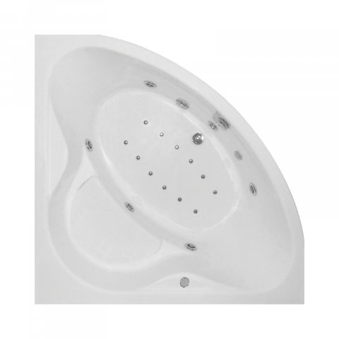 Baie - Cada de baie pe colt EQUILIBRA Duo Light 120 x 120 x 46 cm Belform