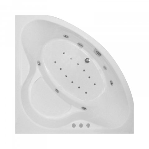 Baie - Cada de baie pe colt EQUILIBRA Hidro Air 140 x 140 x 44 cm Belform