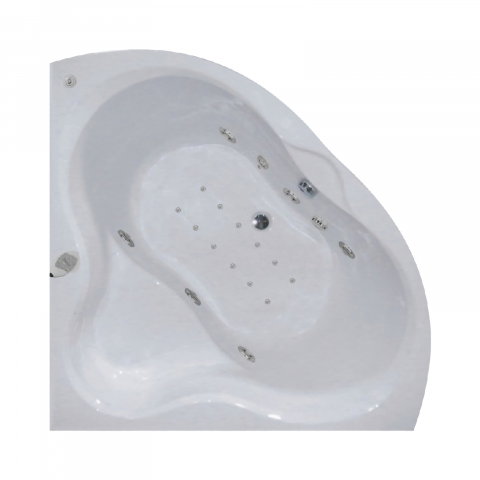 Baie - Cada de baie pe colt MITO Duo Tronic 144 x 144 x 55 cm Belform