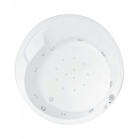 Baie - Cada de baie rotunda Duo Tronic Diametru 160 LUNA Belform