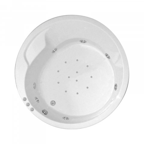 Baie - Cada de baie rotunda LUNA Hidro Air Diametru 160 Belform