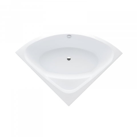 Baie - Cada de baie Sense III, de colt, alb 140 x 140 x 45 cm Fibrex