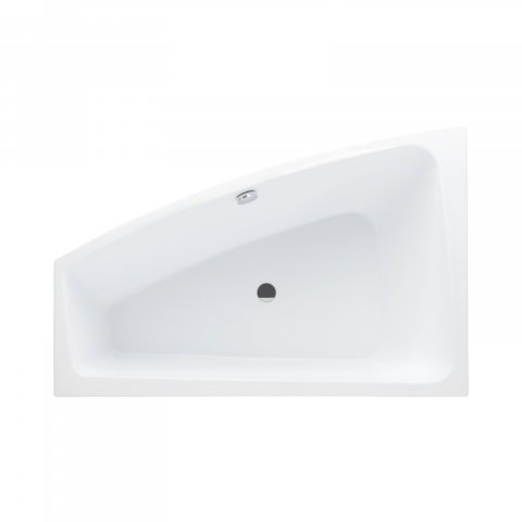 Baie - Cada de baie Sense II, asimetrica, dreapta, alb 150 x 100 x 45 cm Fibrex