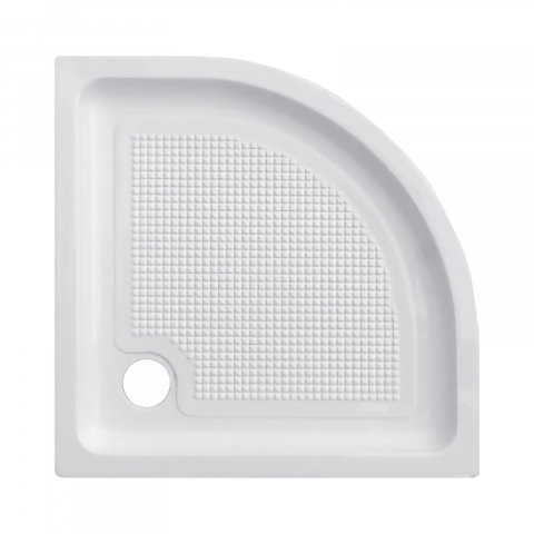 Baie - Cadita de dus Semirotunda CUBO 80 x 80 cm Belform