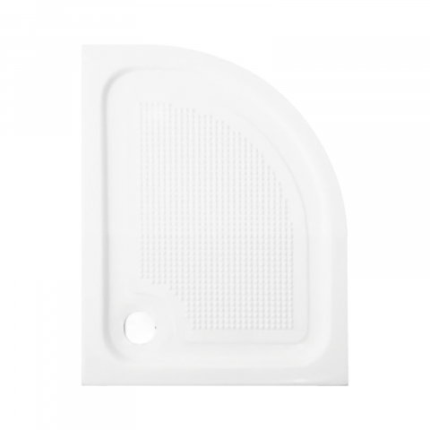 Baie - Cadita de dus Semirotunda stanga CUBO 110 x 70 cm Belform