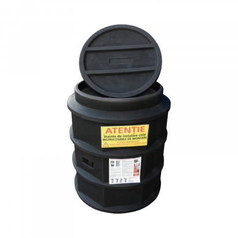 Canalizare exterioara - Camin apometru ECO VALWater D800 H1080 cu capac Valrom