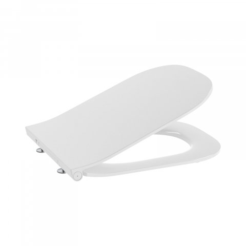 Accesorii baie - Capac WC slim cu anchidere lenta The Gap Roca