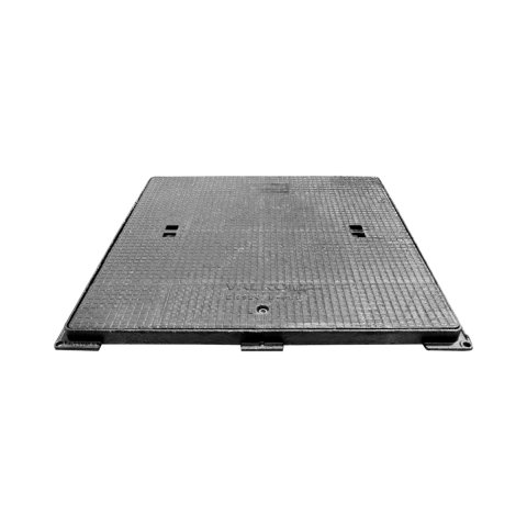 Canalizare exterioara - Capac cu rama din fonta B125 pas liber 700X700 mm