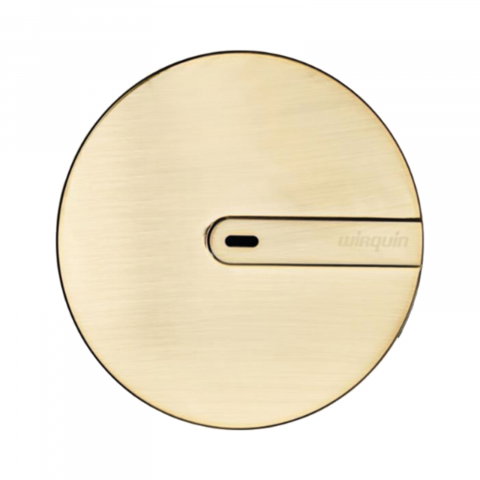 Sifoane de pardoseala - Capac sifon Slim Plus, ABS auriu Dome WIRQUIN