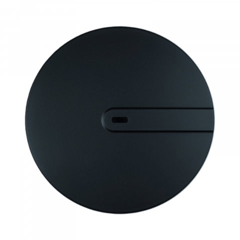 Sifoane de pardoseala - Capac sifon Slim Plus, ABS negru Dome WIRQUIN