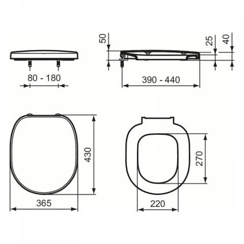Capac vas WC Connect Space Ideal Standard [6]