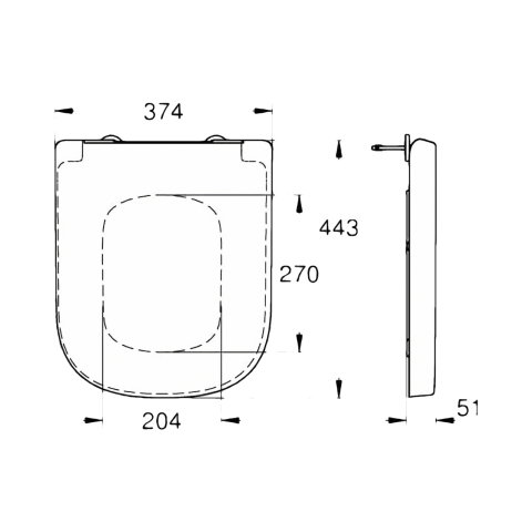 Capac WC Euro Ceramic soft-close Grohe [1]