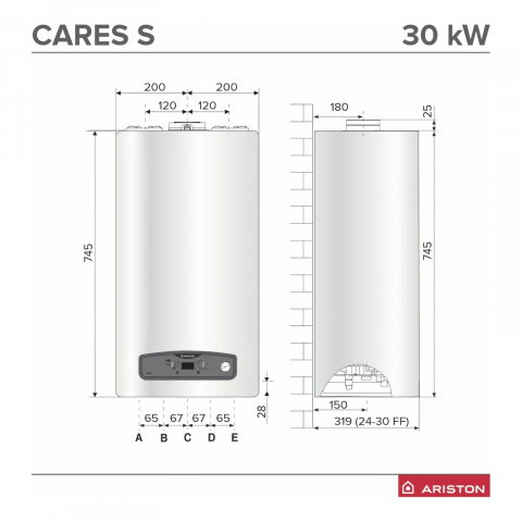 Centrala termica in condensare ARISTON Cares S 30 EU 30 kW [3]