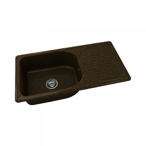 Chiuvete compozite - Chiuveta cu blat dreapta/stanga 212338 BROWNIE FAT