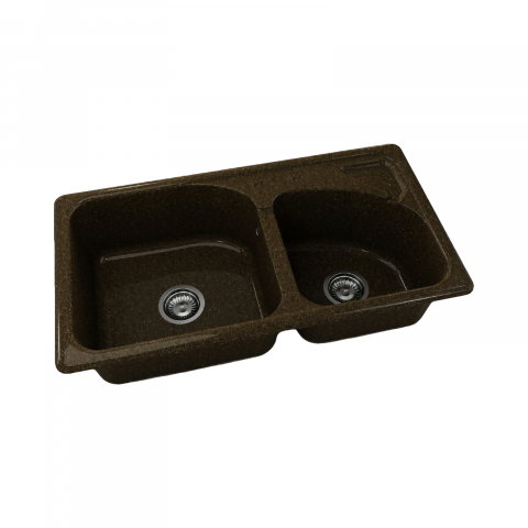 Chiuvete de bucatarie - Chiuveta cu doua cuve 204338 BROWNIE FAT