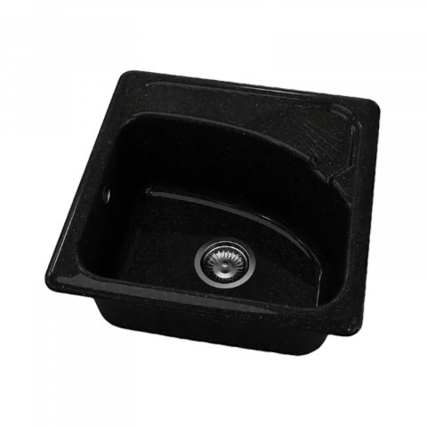 Chiuvete de bucatarie - Chiuveta cu sapuniera 201422 GALAXY BLACK FAT